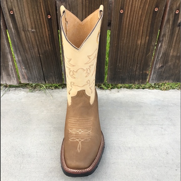 Men’s Rodeo boots genuine cowhide leather - Picture 2 of 8